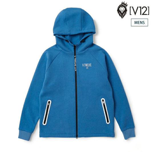 V12 ヴィトゥエルブ ゴルフウェア メンズ LX DB JKT フロントジップ パーカー ストレッチ 保湿 伸縮 VLX2520-SW14