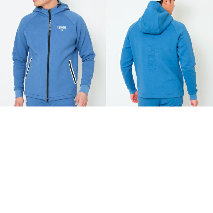 V12 ヴィトゥエルブ ゴルフウェア メンズ LX DB JKT フロントジップ パーカー ストレッチ 保湿 伸縮 VLX2520-SW14