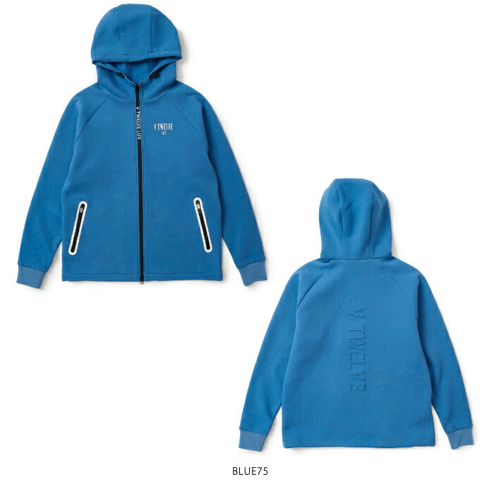 V12 ヴィトゥエルブ ゴルフウェア メンズ LX DB JKT フロントジップ パーカー ストレッチ 保湿 伸縮 VLX2520-SW14