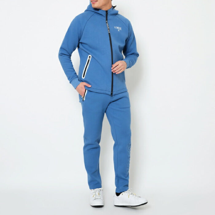V12 ヴィトゥエルブ ゴルフウェア メンズ LX DB JKT フロントジップ パーカー ストレッチ 保湿 伸縮 VLX2520-SW14