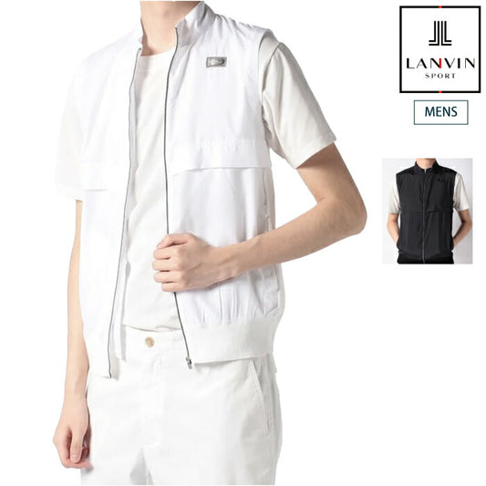 LANVIN SPORT ランバン スポール メンズ ゴルフウェア Vネックニットベスト VMV5031A3