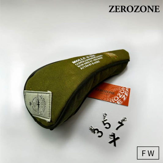 ZEROZONE ゼロゾーン メンズ レディース フェアウェイウッド用ヘッドカバー 一点物 ZZ24-FWHC01