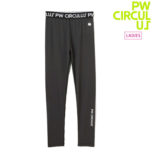PW CIRCULUS ピーダブリュサーキュラス ゴルフウェア レディース WOMEN UVレギンス 接触冷感 UVカット 吸水速乾 ストレッチ zz7wlm0304
