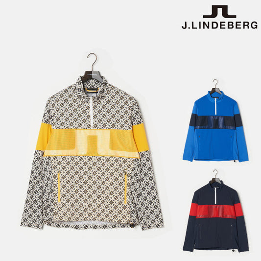 J.LINDEBERG ジェイリンドバーグ メンズ メッシュブリッジウィンドブレーカー 撥水加工 071-57914