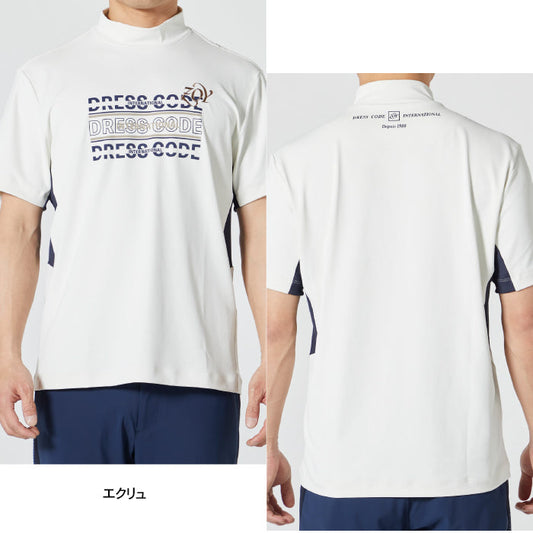 ZOY ゾーイ メンズ MENS ベアスムース 半袖モックネックTシャツ ジャージ素材 071422000