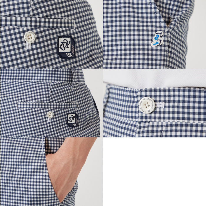 ZOY ゾーイ メンズ MENS サッカーギンガム ロングパンツ 吸水速乾 071422415