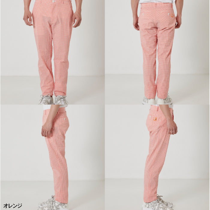 ZOY ゾーイ メンズ MENS サッカーギンガム ロングパンツ 吸水速乾 071422415