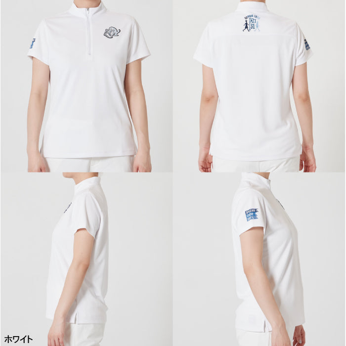 ZOY ゾーイ レディース WOMENS スペースマスターピンメッシュ 半袖ポロシャツ UVカット効果 071622010