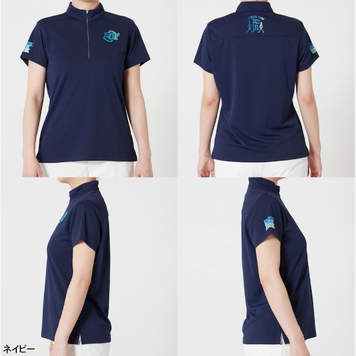 ZOY ゾーイ レディース WOMENS スペースマスターピンメッシュ 半袖ポロシャツ UVカット効果 071622010