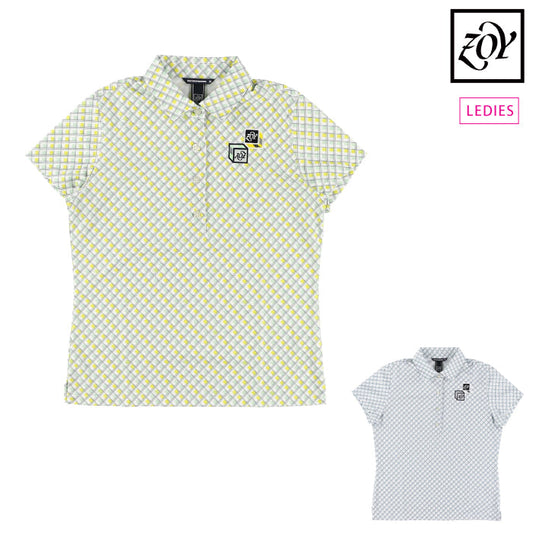 ZOY ゾーイ レディース WOMENS グラフィカルPT 半袖シャツ 【COOLMAX】 071632017