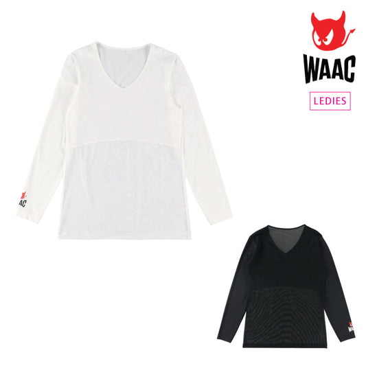 WAAC ワック メンズ MENS ライトナイロンハイテンション 長袖インナー【紫外線カット機能】072232000