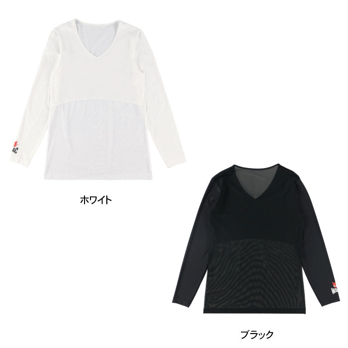 WAAC ワック メンズ MENS ライトナイロンハイテンション 長袖インナー【紫外線カット機能】072232000