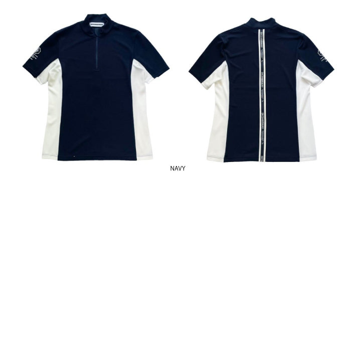 DECEMBERMAY ディセンバーメイ レディース Pique High neck Zipper 吸湿速乾ストレッチ 2-205-0128