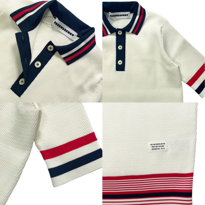 DECEMBERMAY ディセンバーメイ レディース Chronicle thermal knit Polo neo 2-205-1019