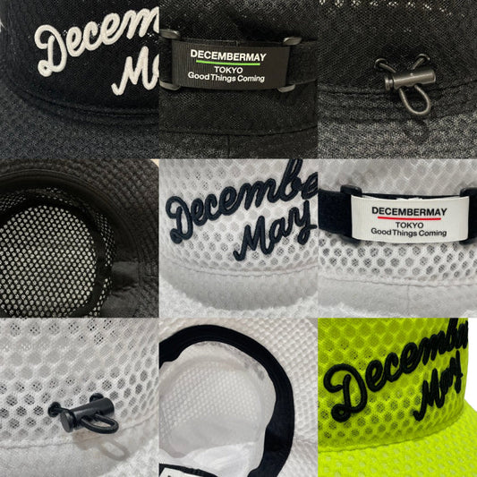 【2023 春夏】メンズ レディース おしゃれ おすすめ 新作 DECEMBERMAY ディセンバーメイ メンズ レディース Full mesh Bucket hat Honeycomb 3-999-5310