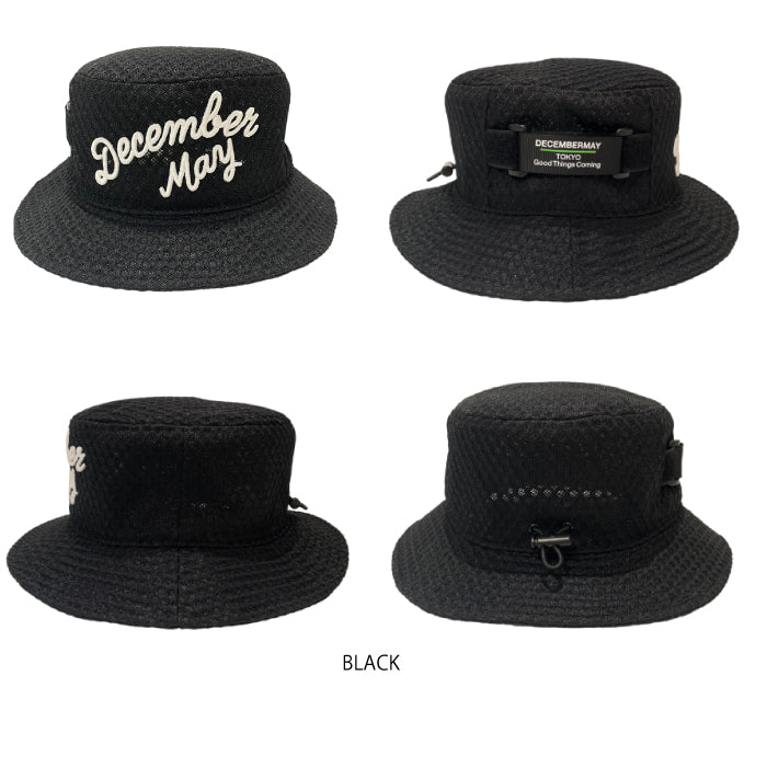 【2023 春夏】メンズ レディース おしゃれ おすすめ 新作 DECEMBERMAY ディセンバーメイ メンズ レディース Full mesh Bucket hat Honeycomb 3-999-5310