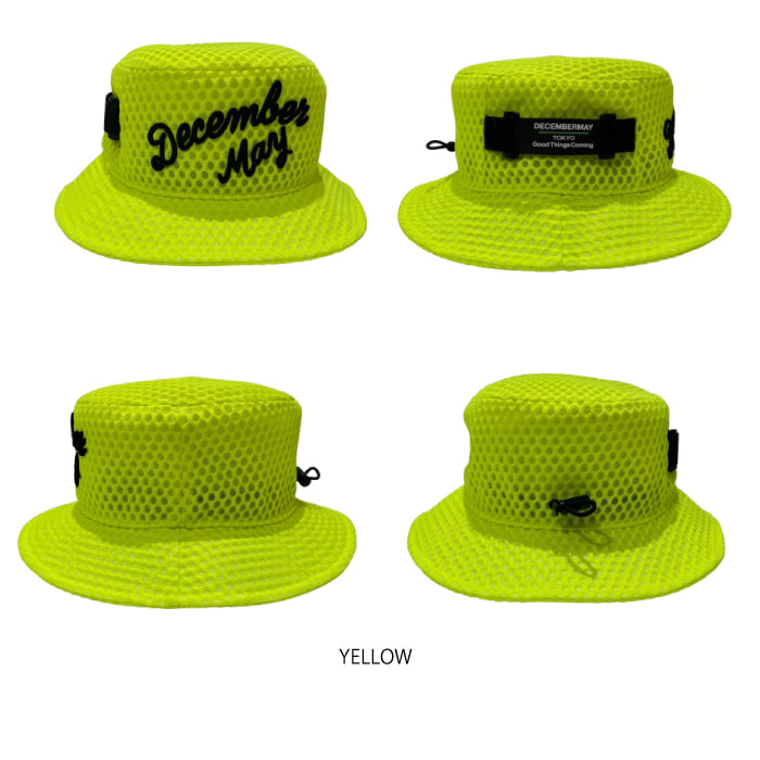 【2023 春夏】メンズ レディース おしゃれ おすすめ 新作 DECEMBERMAY ディセンバーメイ メンズ レディース Full mesh Bucket hat Honeycomb 3-999-5310