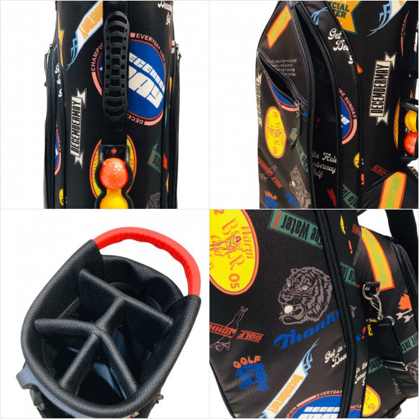 【送料無料】DECEMBERMAY ディセンバーメイ メンズ レディース Adorable collage Caddybag 【数量限定生産】撥水加工 防汚素材 3-999-8002