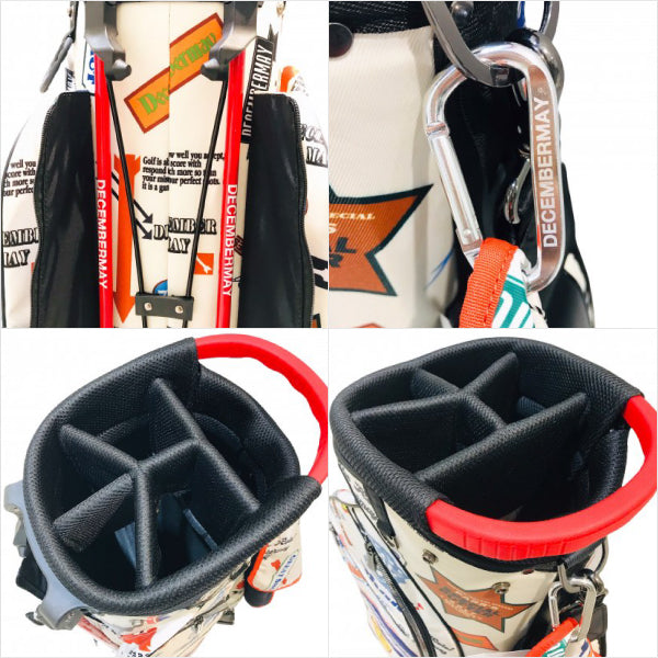 【送料無料】DECEMBERMAY ディセンバーメイ メンズ レディース Adorable collage Caddybag 【数量限定生産】撥水加工 防汚素材 3-999-8002
