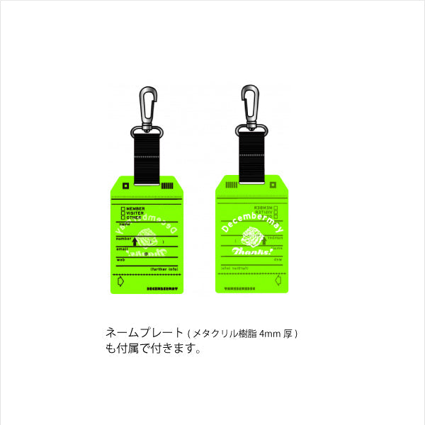 【送料無料】DECEMBERMAY ディセンバーメイ メンズ レディース Adorable collage Caddybag 【数量限定生産】撥水加工 防汚素材 3-999-8002