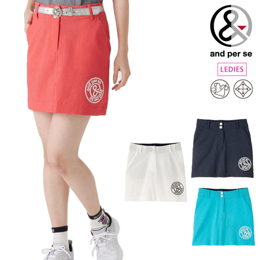 and per se アンパスィ レディース ストレッチサッカースカート ストレッチ ドライ AFS4002F3