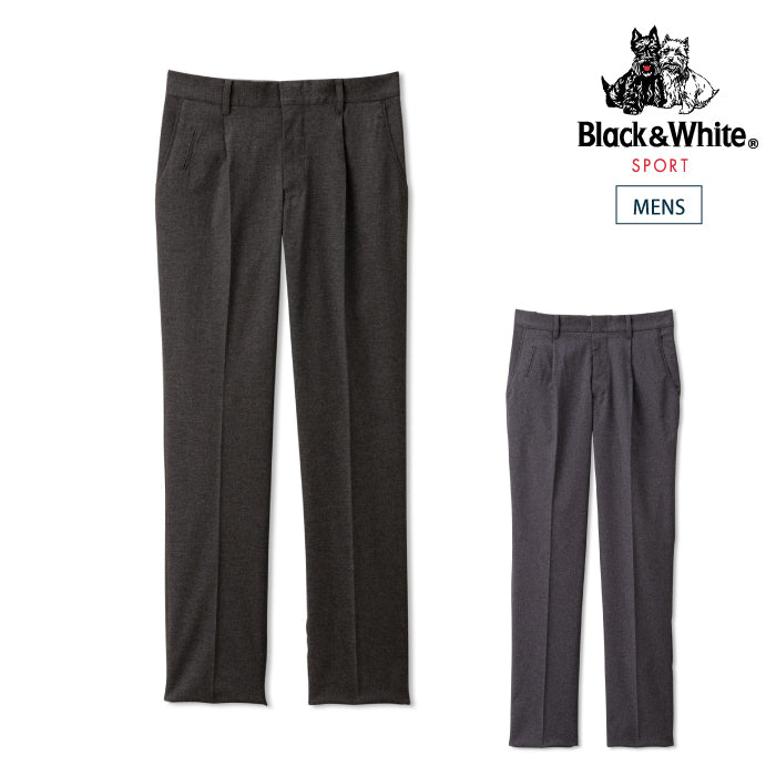 30%OFF SALE】Black＆white ブラック＆ホワイト メンズ Woolfeelワンタックパンツ BGF5102EE1 –  GOLFCITY ARD