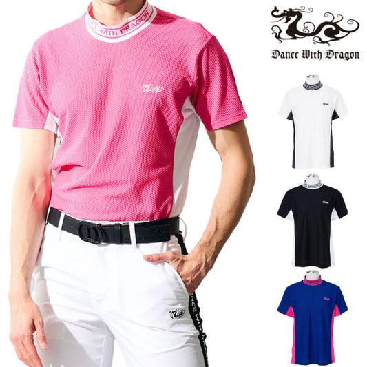 Dance With Dragon ダンスウィズドラゴン メンズ DRY&UVハーフスリーブモック 速乾 D1-113324