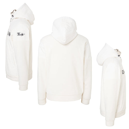 Dance With Dragon ダンスウィズドラゴン メンズ IPフリースZIPUPパーカー 保温 D1-221110