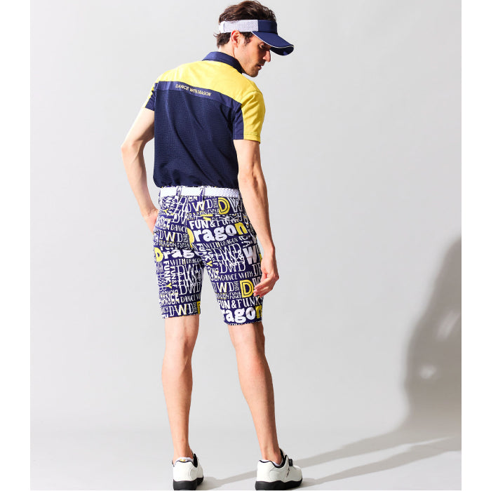 Dance With Dragon ダンスウィズドラゴン メンズ ロゴパターンプリントボトム 軽量 通気性 撥水 D1-415321