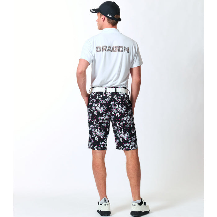 Dance With Dragon ダンスウィズドラゴン メンズ モノトーンプリントショートボトム ストレッチ D1-434331