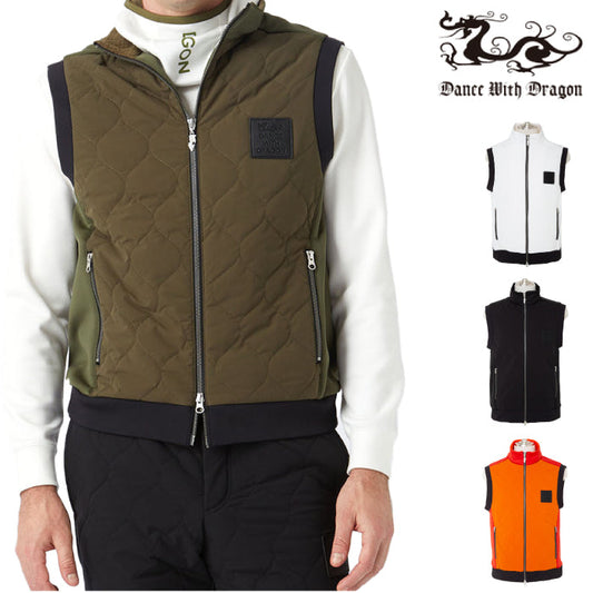 Dance With Dragon ダンスウィズドラゴン メンズ ドライ&フリーモーションキルトベスト D1-521710