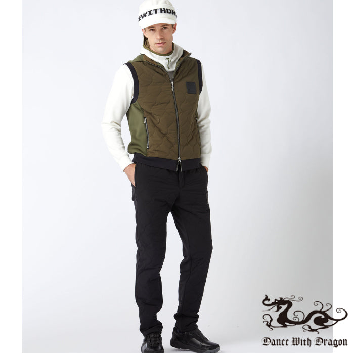 Dance With Dragon ダンスウィズドラゴン メンズ ドライ&フリーモーションキルトベスト D1-521710