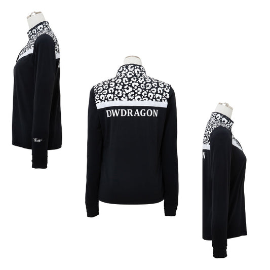 Dance With Dragon ダンスウィズドラゴン レディース V切り替えジップハイネック D2-129112