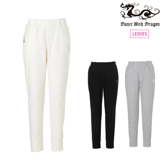 Dance With Dragon ダンスウィズドラゴン レディース フリーウエストスリムジョグパン ストレッチ D2-420110