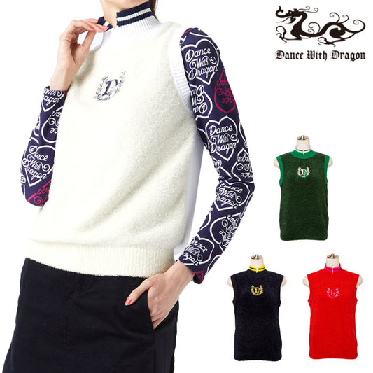 Dance With Dragon ダンスウィズドラゴン レディース スパークナイロンニットベスト D2-629710