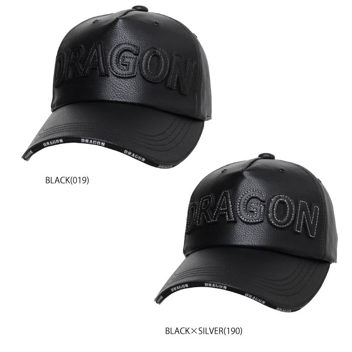 Dance With Dragon ダンスウィズドラゴン メンズ レディース レザーロゴキャップ D3-120110