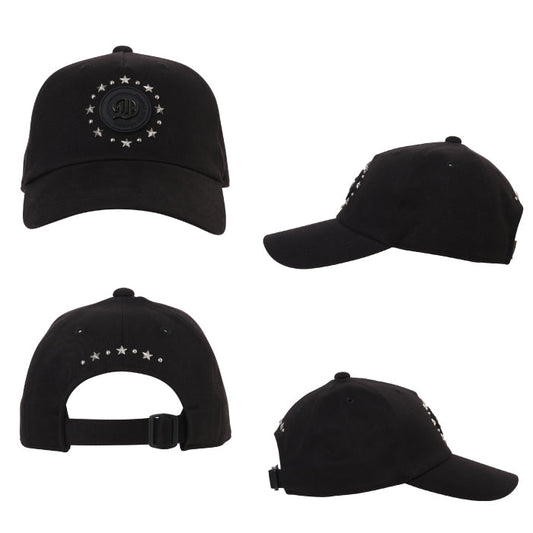 Dance With Dragon ダンスウィズドラゴン メンズ レディース ワッペンスタッズキャップ 日本製 D3-120112