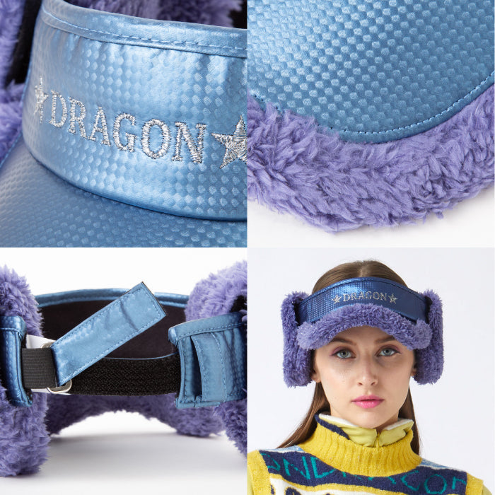 Dance With Dragon ダンスウィズドラゴン メンズ レディース カーボンフェイクレザーバイザー D3-121210