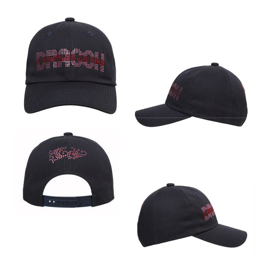 Dance With Dragon ダンスウィズドラゴン メンズ レディース ジルコンラインロゴキャップ D3-128111