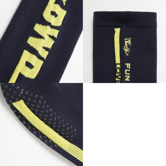 Dance With Dragon ダンスウィズドラゴン レディース バックロゴニーハイソックス D3-214221