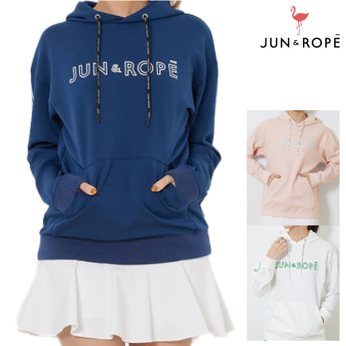 JUN&ROPE' ジュンアンドロペ レディース スーティングジャージロゴ入り