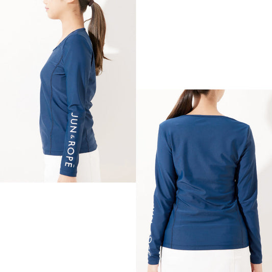 Jun & Rope’ ジュンアンドロペ レディース ラウンドネック長袖インナープルオーバー ERM82000