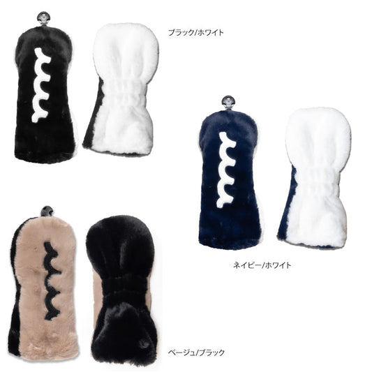 muta MARINE GOLF ムータマリンゴルフ メンズ レディース 2TONE FUR ヘッドカバーフェアウェイウッド用 MGBC-220428