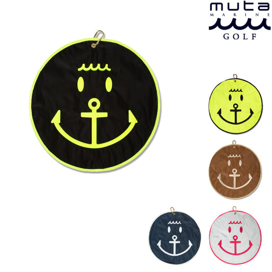 muta MARINE GOLF ムータマリンゴルフ メンズ レディース スマイル クラブタオル【全5色】マイクロファイバー MMBC-210907
