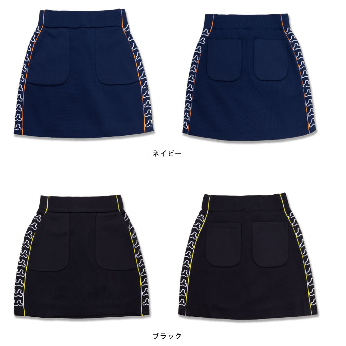 muta MARINE GOLF ムータマリンゴルフ レディース WAVE LINE ジャガードスカート【全3色】MMBC-220302