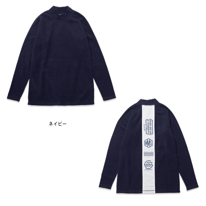 muta MARINE GOLF ムータマリンゴルフ メンズ レディース フリース切替モックネックプルオーバー【全4色】 MMMK-443180