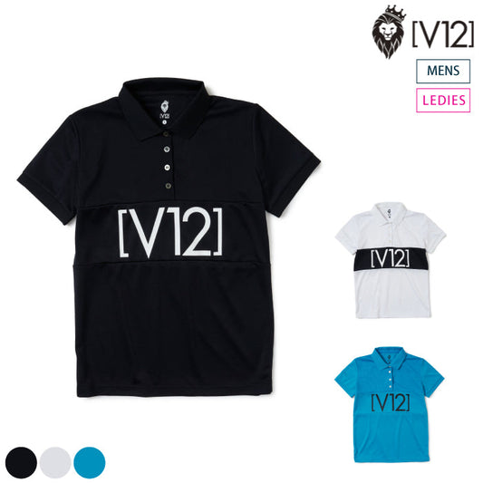 V12 ヴィトゥエルブ メンズ レディース BACK STAR POLO V122210-CT05