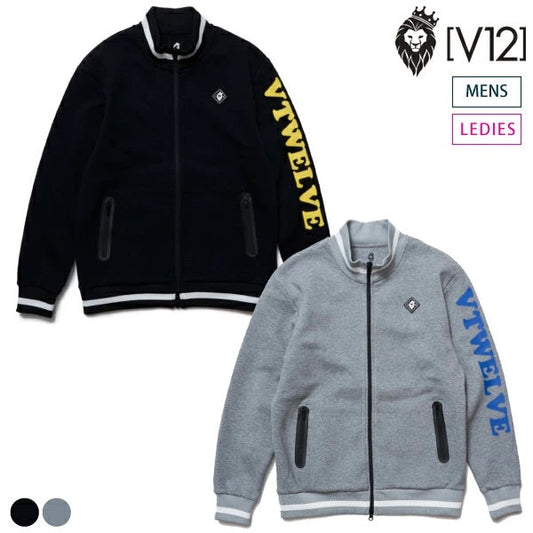 V12 ヴィトゥエルブ メンズ・レディース H TONE LOGO JKT ジップアップジャケット V122210-SW05