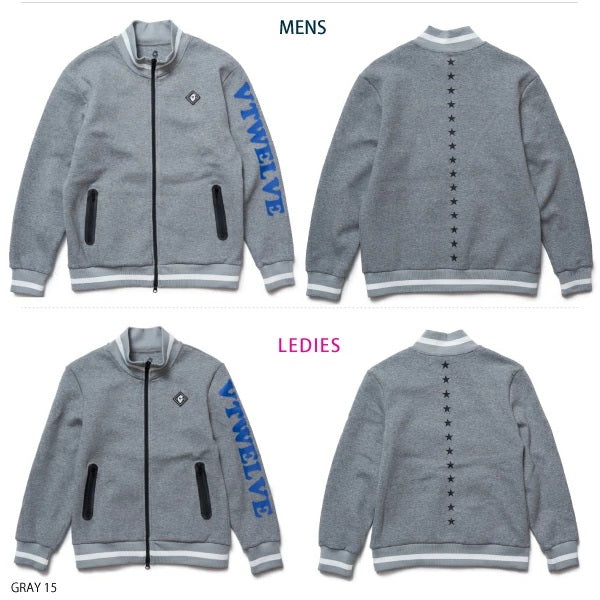 V12 ヴィトゥエルブ メンズ・レディース H TONE LOGO JKT ジップアップジャケット V122210-SW05