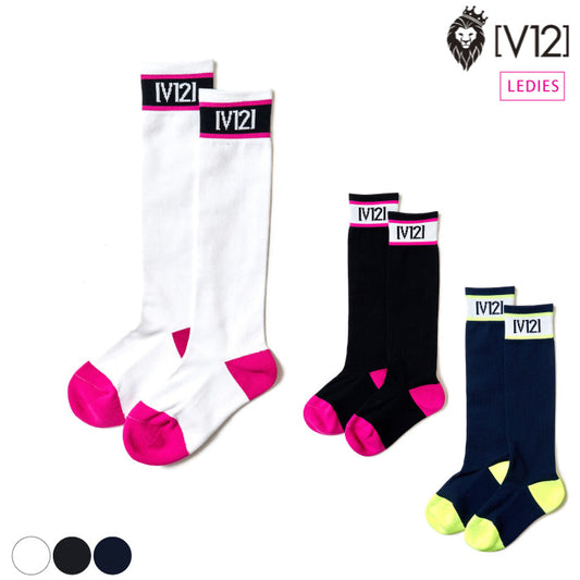 V12 ヴィトゥエルブ レディース COLOR HIGH SOCKS ハイソックス V122220-AC31